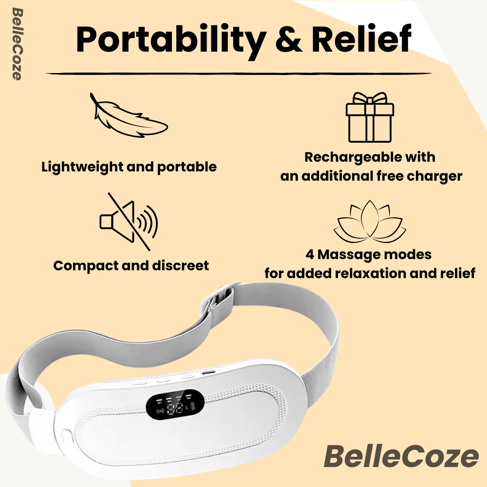 BelleCoze Menstrual Pad - Elegant White