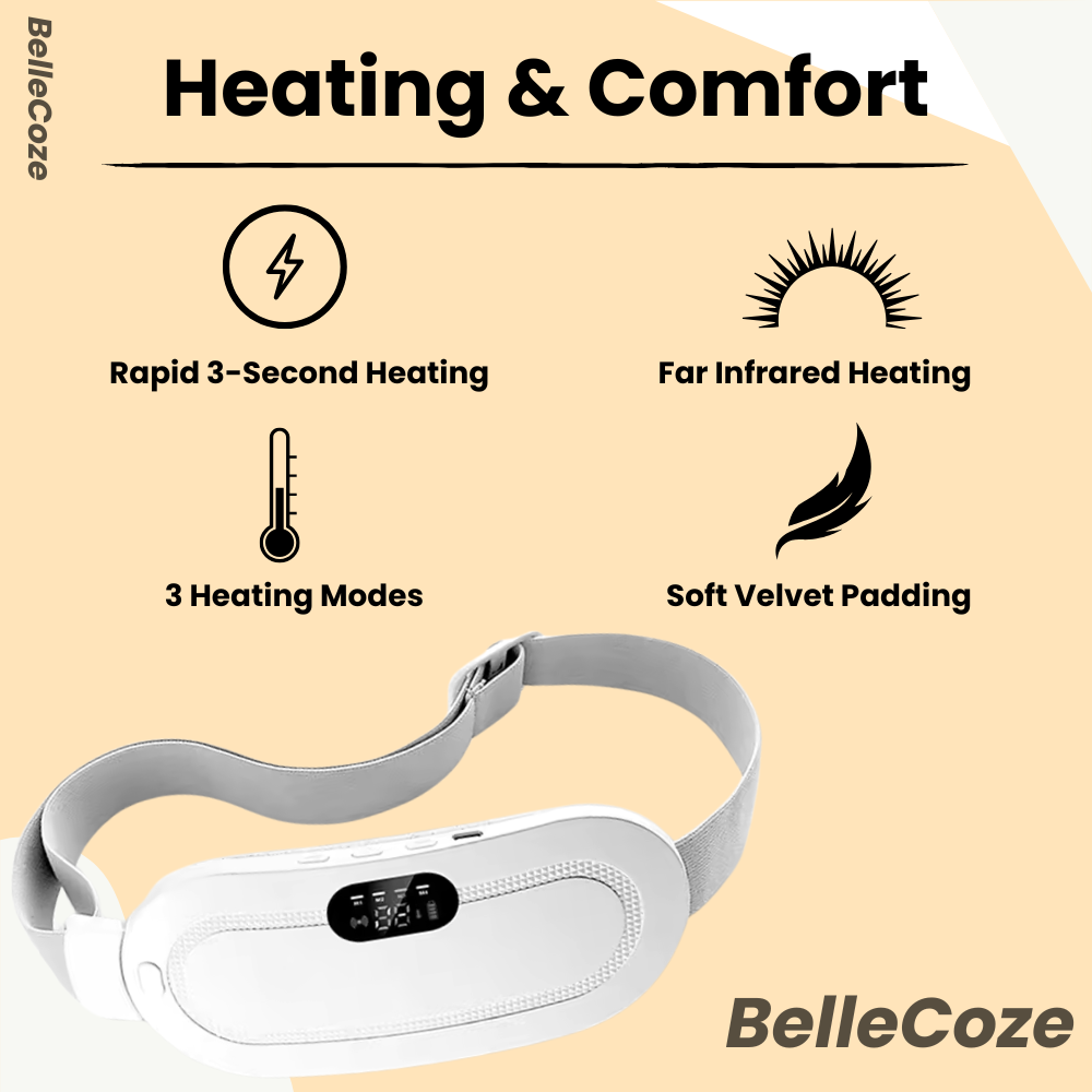 BelleCoze Menstrual Pad - Elegant White