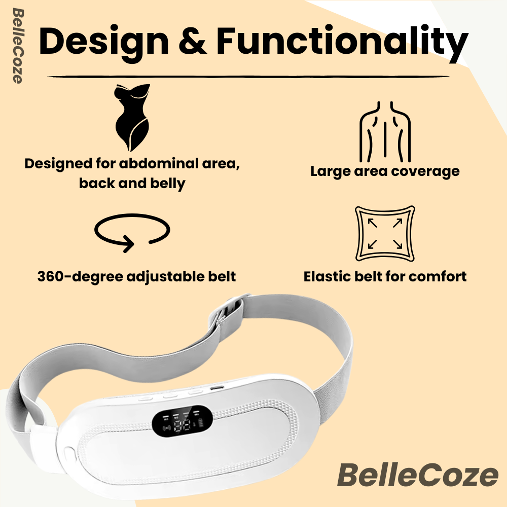 BelleCoze Menstrual Pad - Elegant White